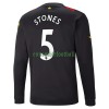 Maillot à Manches Longues Manchester City Stones 5 Extérieur 2022-23 Pour Homme